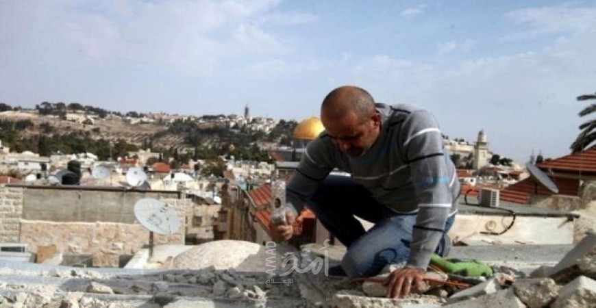 قوات الاحتلال تجبر مقدسياً على هدم منزله في القدس