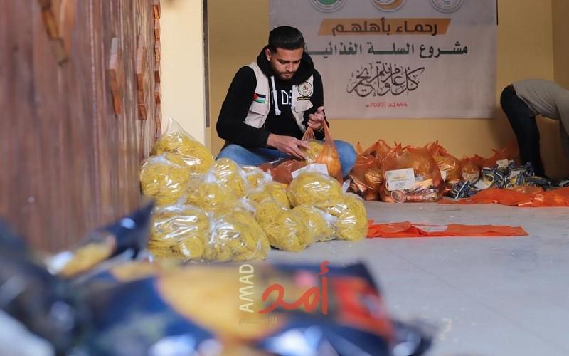 شباب الأمة ينتهي من تجهيز وتوزيع "السلة الغذائية ـ الدفعة الثالثة"
