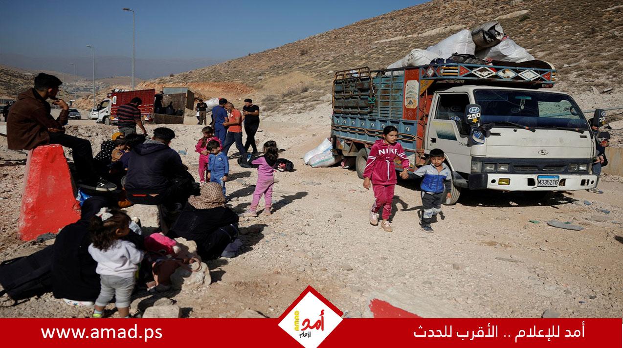 أزمة في إيجاد مراكز نزوح إضافية بالبقاع اللبنانية بعد تهديد إسرائيل بشن ضربات
