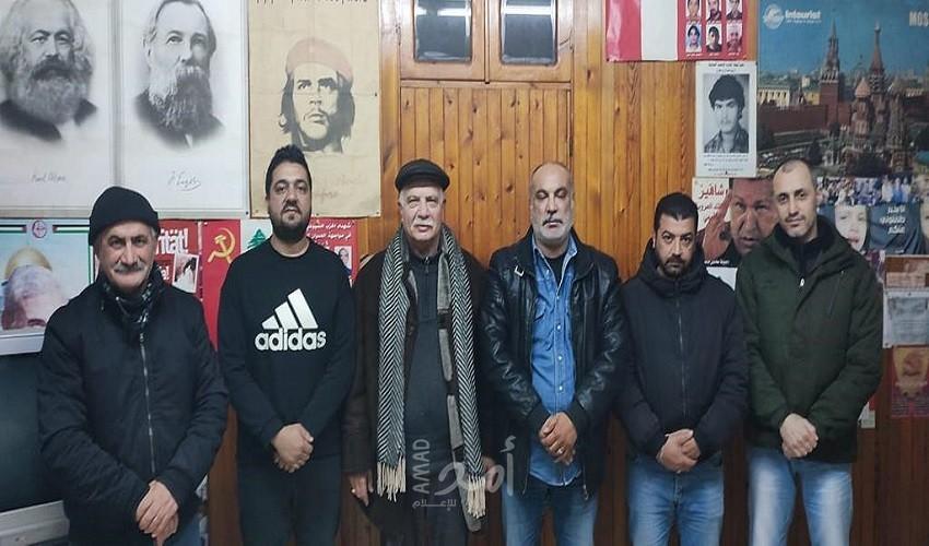 بيروت: النضال الشعبي تلتقي الحزب الشيوعي ويبحثان آخر المستجدات