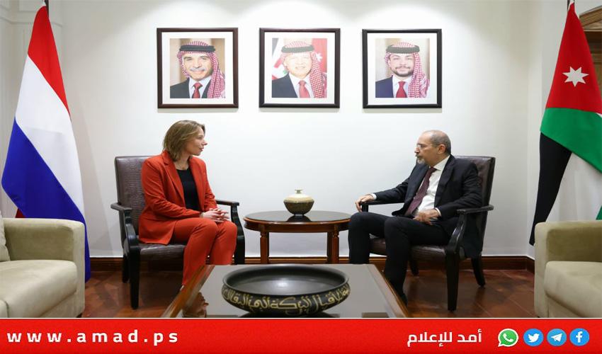 خلال لقاء وفد هولندي..الصفدي يحذّر من فشل التصويت على القرار العربي حول غزة في مجلس الأمن
