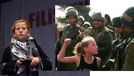 الطفلة عهد التميمي رمز للاحتجاجات الفلسطينية