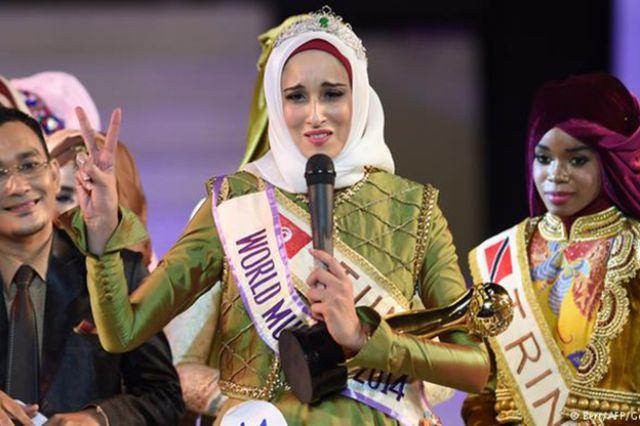 تونسية تتوج ملكة جمال المسلمات لعام 2014