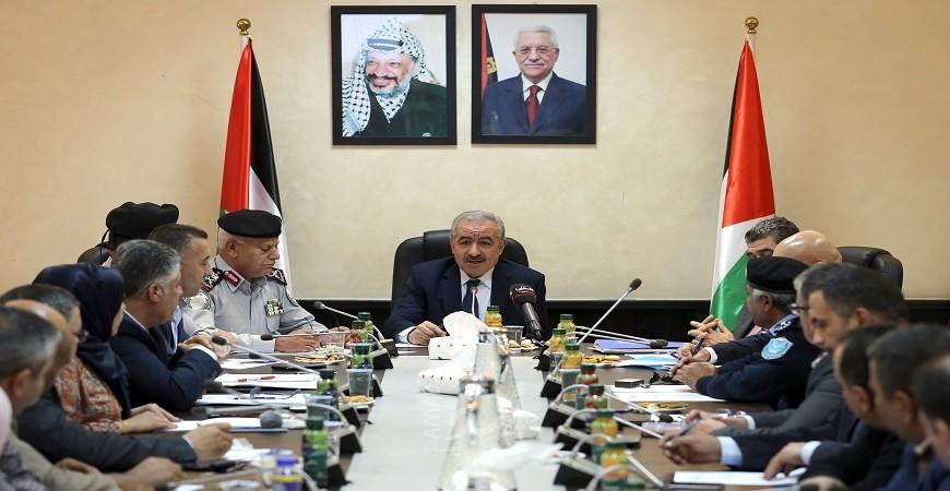 أشتية يترأس اجتماعاً للمجلس الأعلى للدفاع المدني