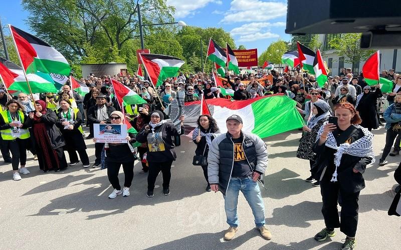 الجالية الفلسطينية تحيي ذكرى النكبة في العديد من الدول الأوروبية - صور
