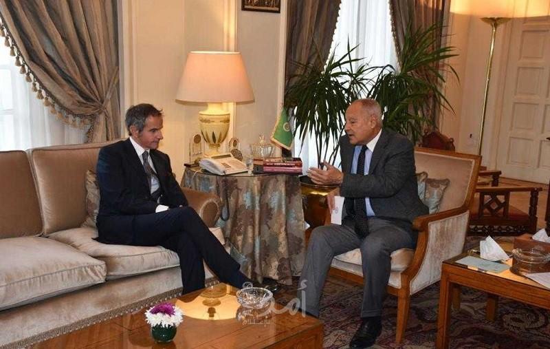 أبو الغيط يستقبل المدير العام للوكالة الدولية للطاقة الذرية