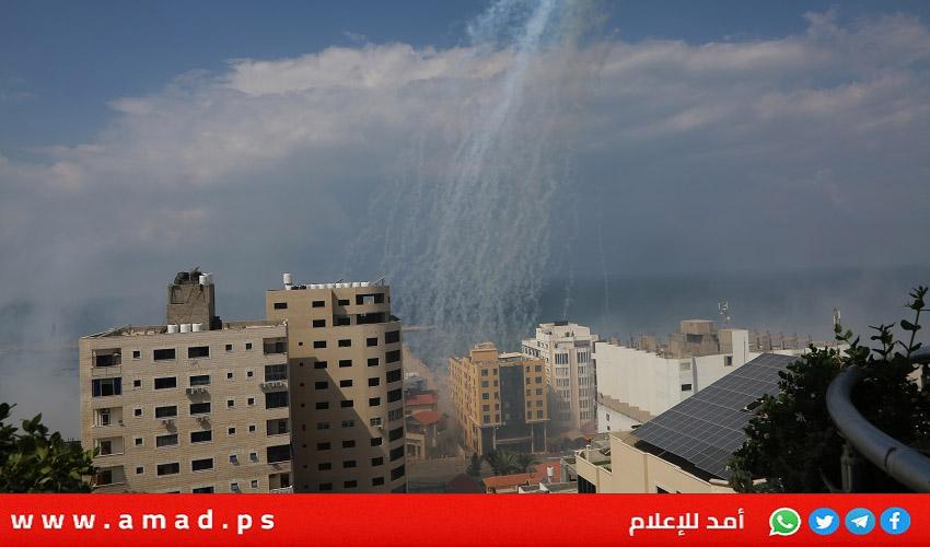 العفو الدولية تؤكد أن جيش الاحتلال استخدم قذائف الفوسفور الأبيض خلال قصف غزة
