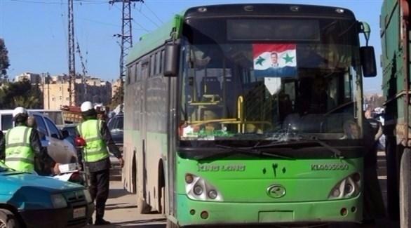 سانا: خروج 33 حافلة تقل مسلحين من ريف دمشق إلى شمال سوريا