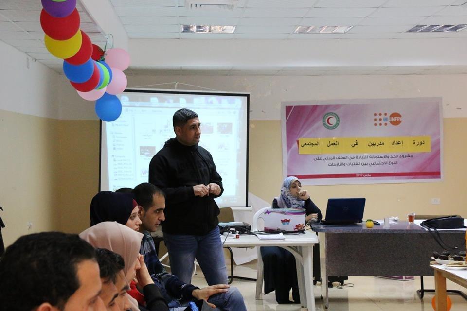 صحة جباليا: تؤهل مجموعة من المدربين/ات في العمل المجتمعي