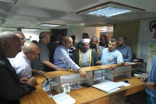 جنين: أدعيس يتفقد مستشفى الرازي بعد حادثة الاعتداء التي تعرض لها