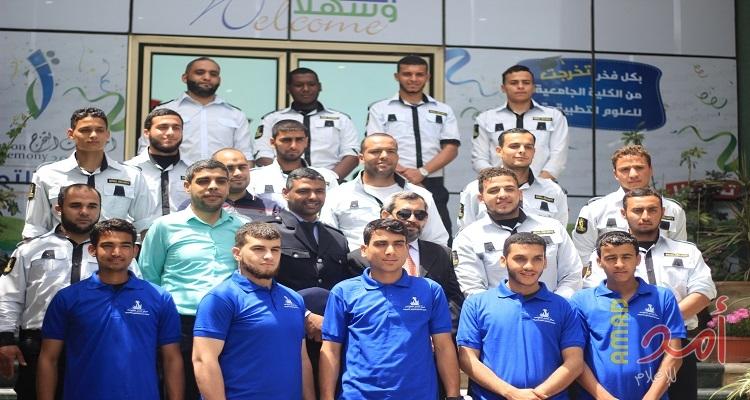 الكلية الجامعية للعلوم التطبيقية تحصل على اعتماد برنامج إدارة أمن المؤسسات