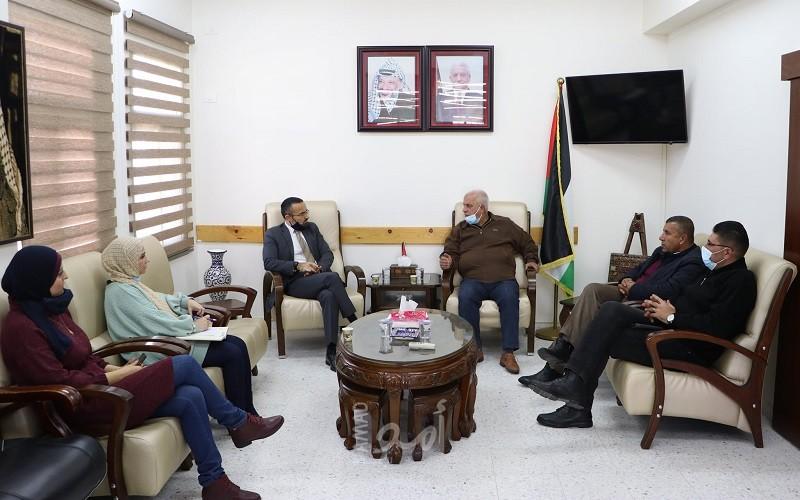 البكري يبحث مع القنصل الايطالي سبل تعزيز التعاون المشترك