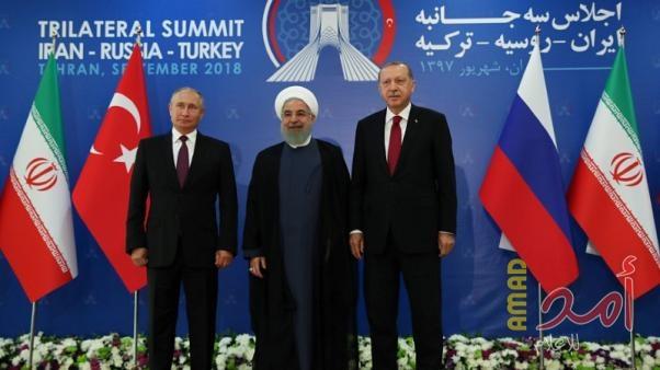 إيران وروسيا وتركيا تتفق على السعي لحل مشترك في إدلب