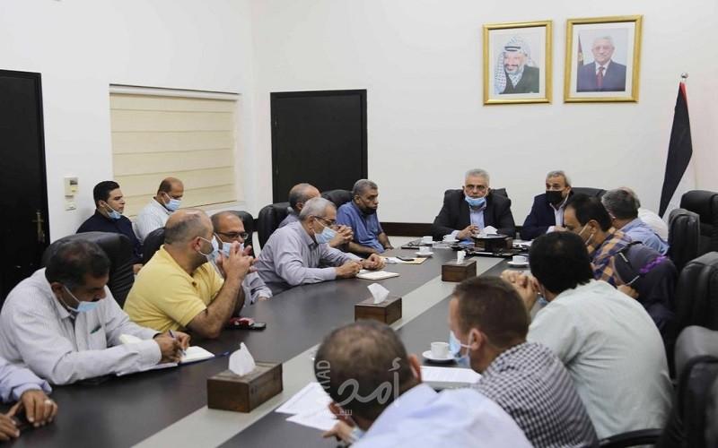 محافظ قلقيلية يبحث مع رئيس سلطة المياه أفق النهوض بالواقع المائي في المحافظة