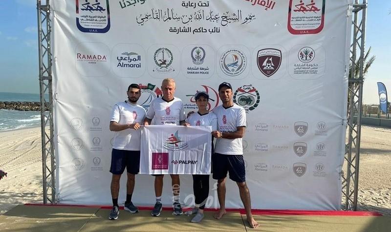 بعثة المنتخب الفلسطيني للشراع والتجديف تجري عدد من اللقاءات مع وفود عربية