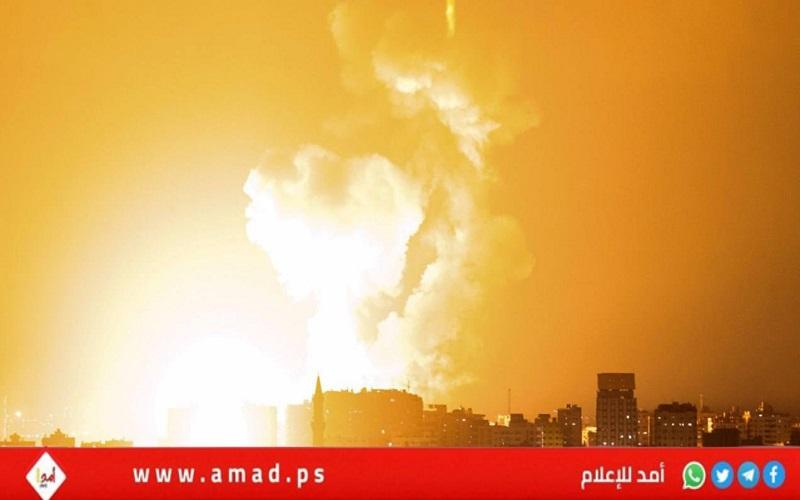 جيش الاحتلال يشن عدواناً غادراً على قطاع غزة: "أمد للإعلام" أولاً بأول