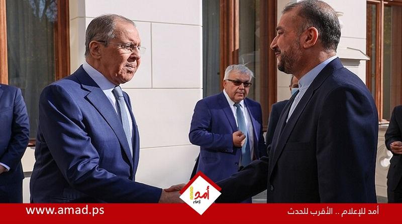 لافروف: روسيا وإيران تعدان وثائق جديدة من شأنها أن تؤكد الجودة العالية للشراكة بينهما