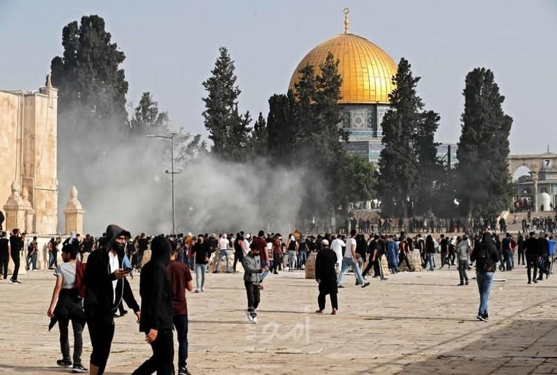 القدس: شرطة الاحتلال تهاجم المصلين في "المسجد الأقصى"