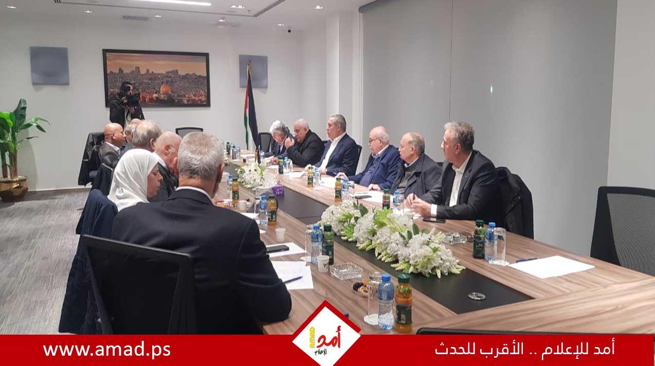 لجنة سياسية مصغرة تبحث سبل وقف العدوان ومنع التهجير وغوث أهل قطاع  غزة