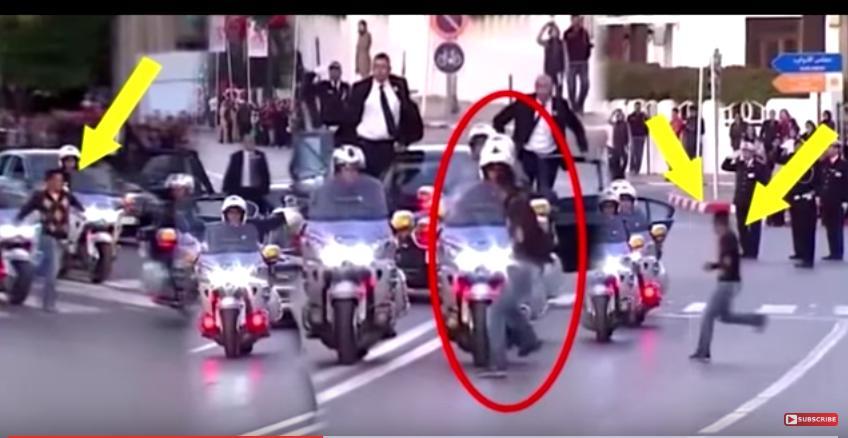 السجن 3 سنوات لشاب اعترض موكب الملك المغربي