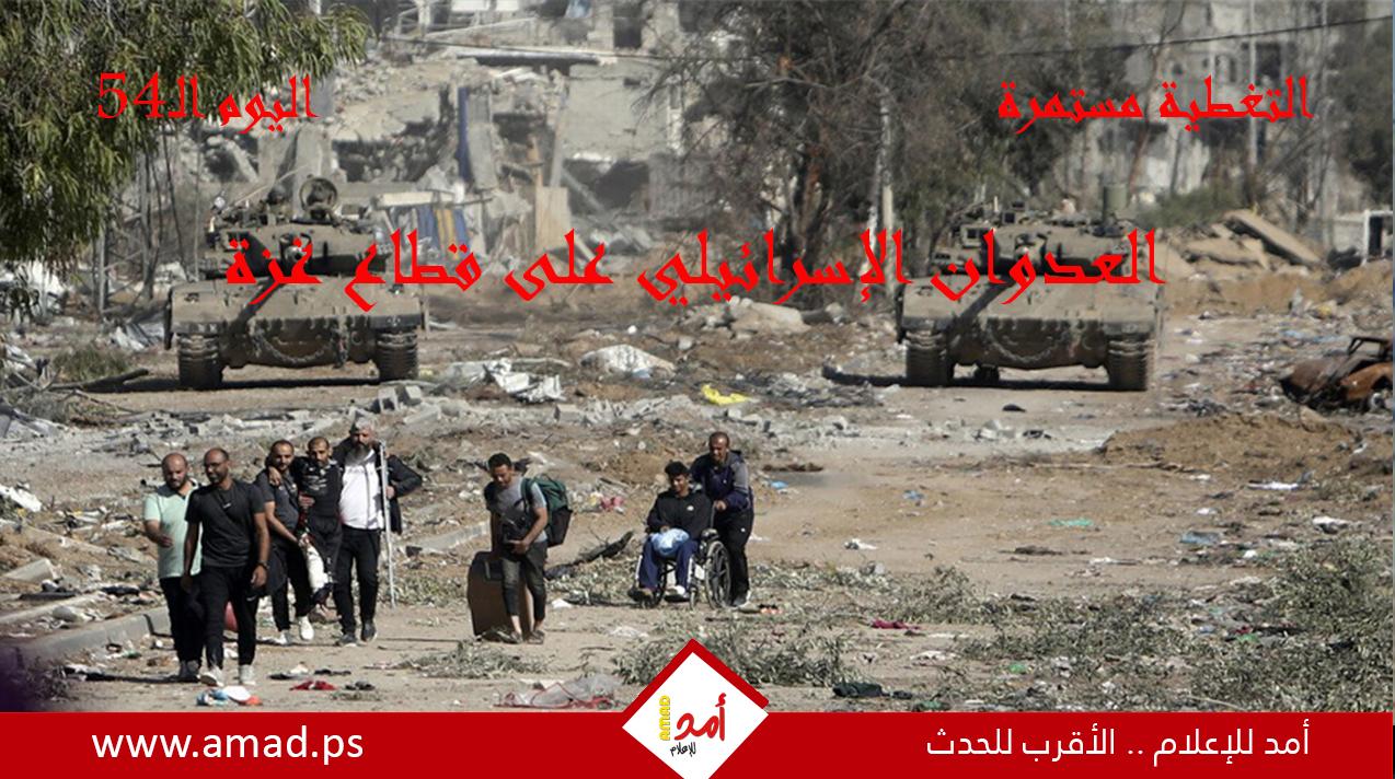 اليوم الـ "54".. حرب غزة: "طوفان الأقصى" في مواجهة "السيوف الحديدية"