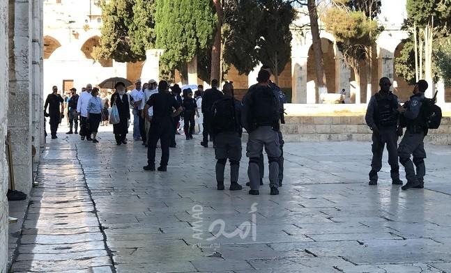 صور.. القدس: شرطة الاحتلال تقتحم مصلى باب الرحمة في الأقصى وتستولي على قواطع خشبية
