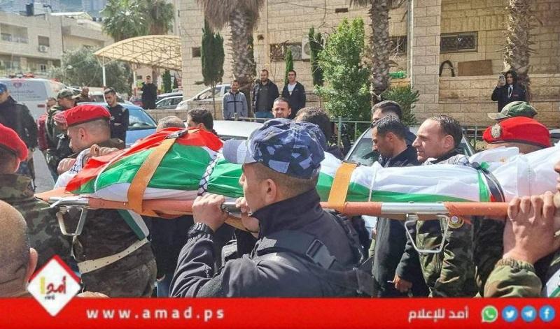 نابلس: تشييع جثمان الشهيد "عرعراوي" في مخيم العين