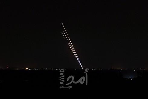 سقوط صاروخ في منطقة مفتوحة بالنقب