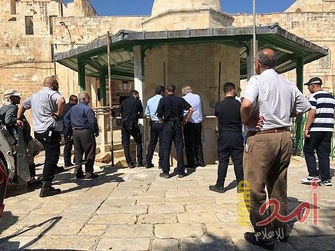 جيش الاحتلال يعتقل 4 موظفين من دائرة الأوقاف داخل المسجد الأقصى