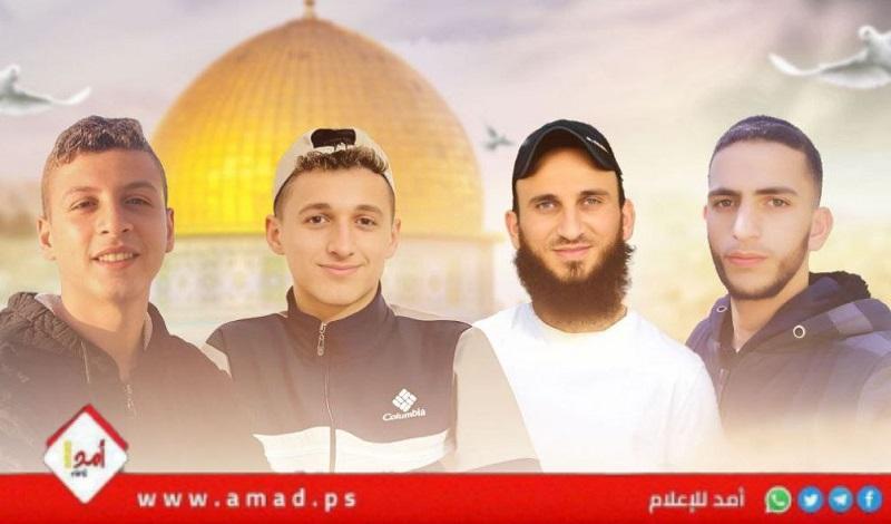 نعي فلسطيني لـ"شهداء غزة" الخمسة