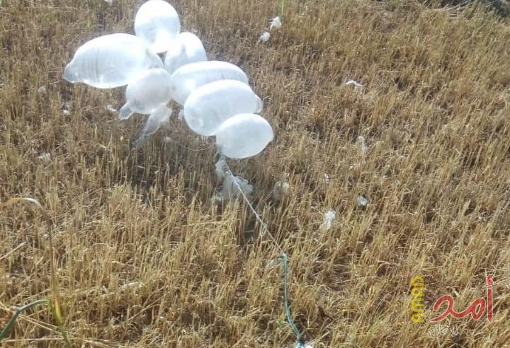 موقع عبري: سقوط بالونات مفخخة في غلاف غزة