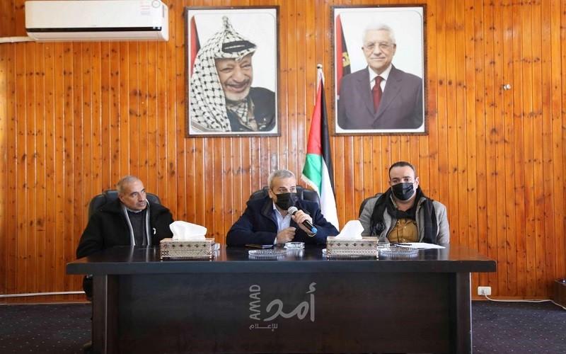 قلقيلية: إجراء القرعة على خطوط سيرفيس داخلي