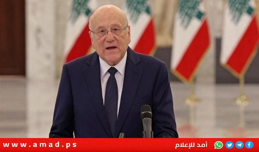 ميقاتي يطالب فرنسا بالضغط على إسرائيل بعد تصاعد هجماتها على جنوب لبنان