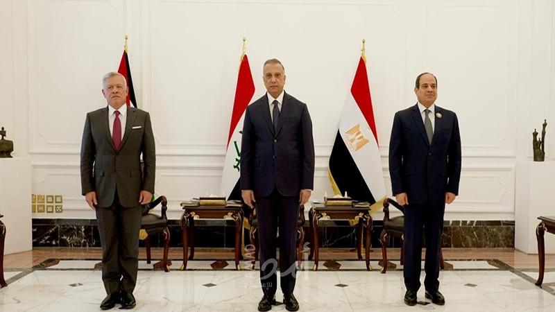 "السيسى": نسعى لتجسيد التعاون الثلاثى وتنفيذه على أرض الواقع..وفلسطين قضية العرب المركزية