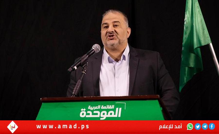 منصور عباس يدين الفصائل الفلسطينية ويطالبها بإطلاق سراح "الأسرى الإسرائيليين"