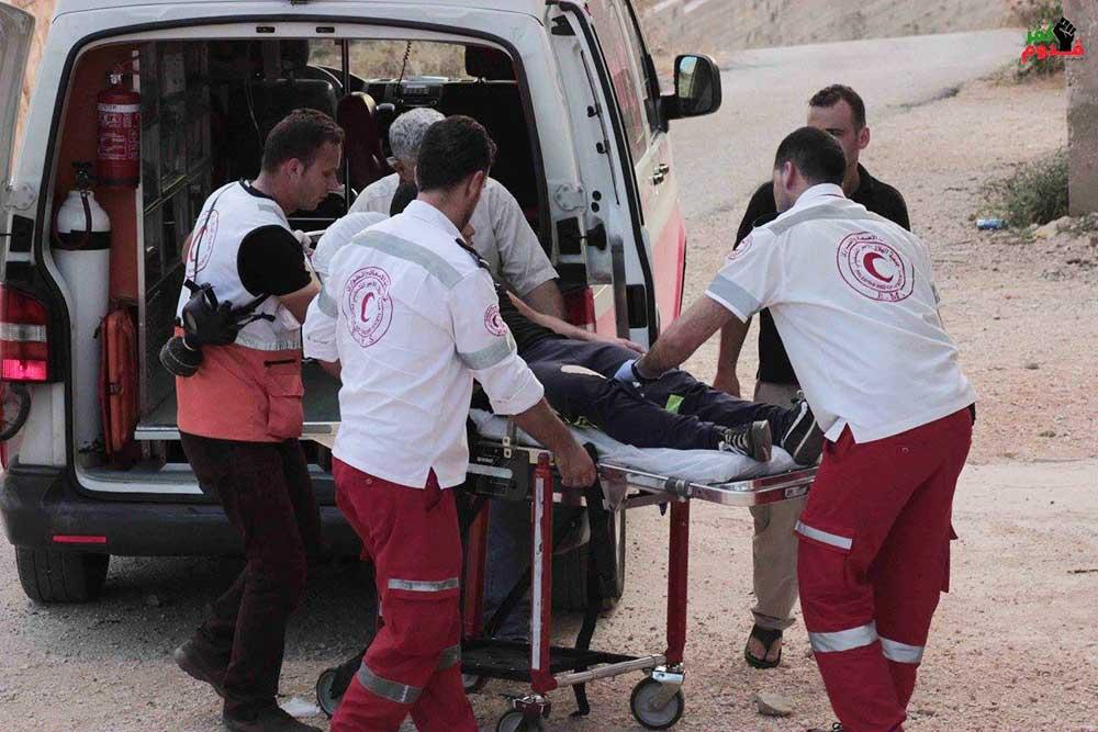 إصابة شاب بالاختناق في بلدة الخضر