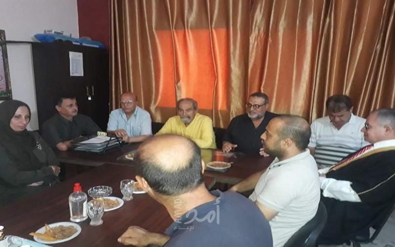 اللجنة الشعبية ولجنة القوى الوطنية تزوران جبهة التحرير الفلسطينية