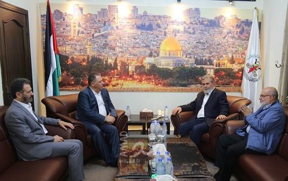 النخالة يلتقي السفير الفلسطيني في بيروت.. ويؤكدان على أهمية الوحدة الوطنية