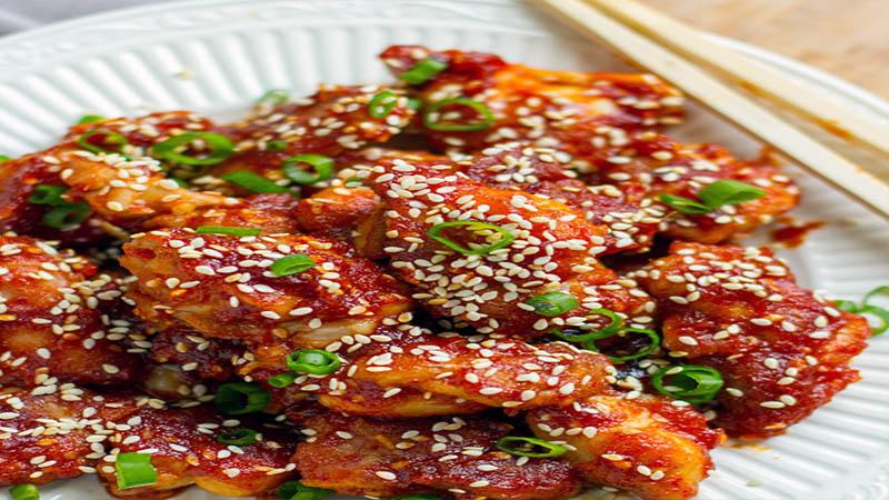 طريقة عمل الدجاج الكورى الحار