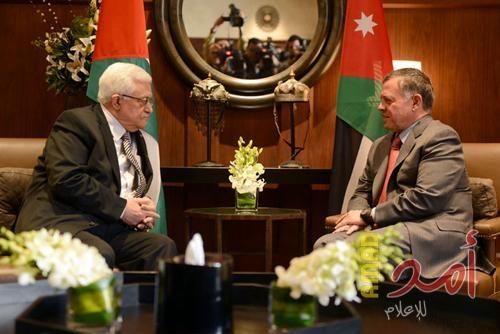 اتصال هاتفي بين عباس والملك الأردني لبحث تطورات القضية الفلسطينية