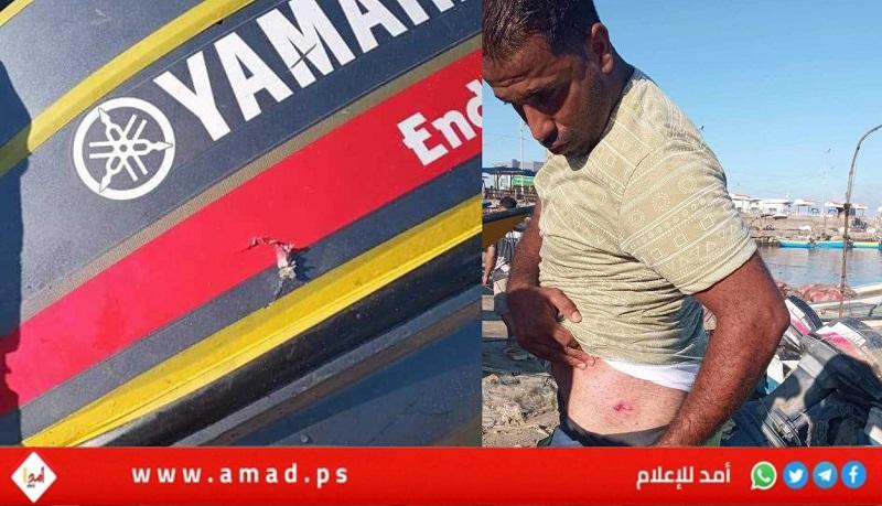 إصابة صياد برصاص زوارق الاحتلال المطاطي مقابل بحر شمال غزة