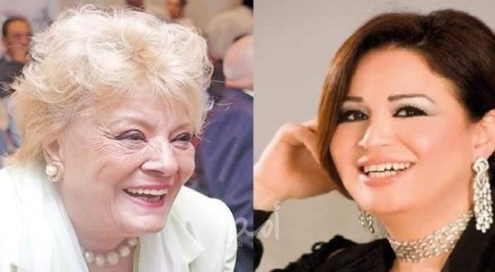 إلهام شاهين ونادية لطفي تحتفلان بعيد ميلادهما معاً-بالفيديو