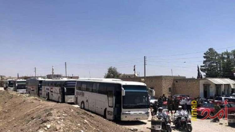 سانا: خروج كامل الحافلات وانتهاء عملية إجلاء المدنيين من كفريا والفوعة في ريف إدلب الشمالي