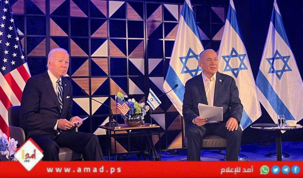 بايدن يتصل مع نتنياهو للمرة الأولى منذ قرار الدخول البري الى غزة
