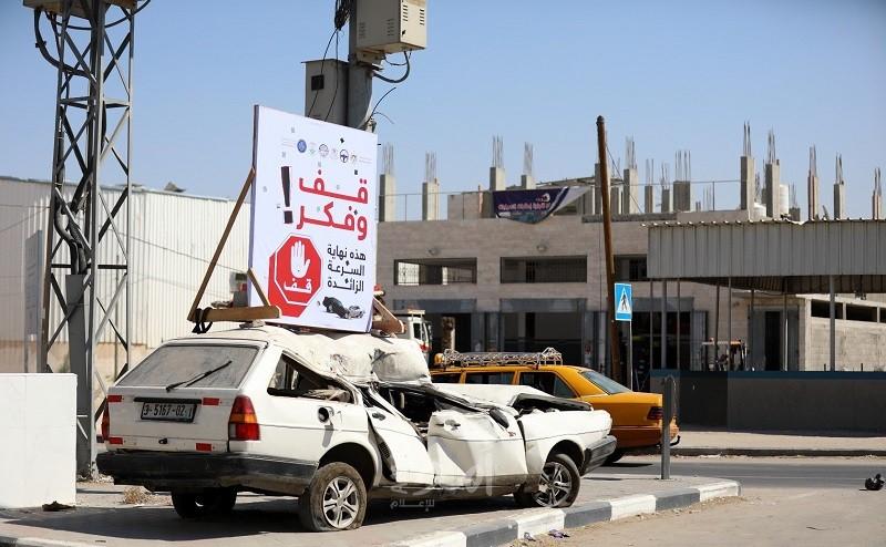 مرور غزة: 4 إصابات في 8 حوادث سير خلال 24 ساعة