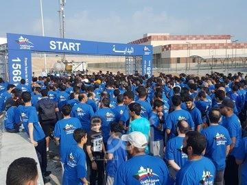 تضامناً مع الشعب الفلسطيني.. انطلاق مارثون "من الكويت إلى القدس" - صور