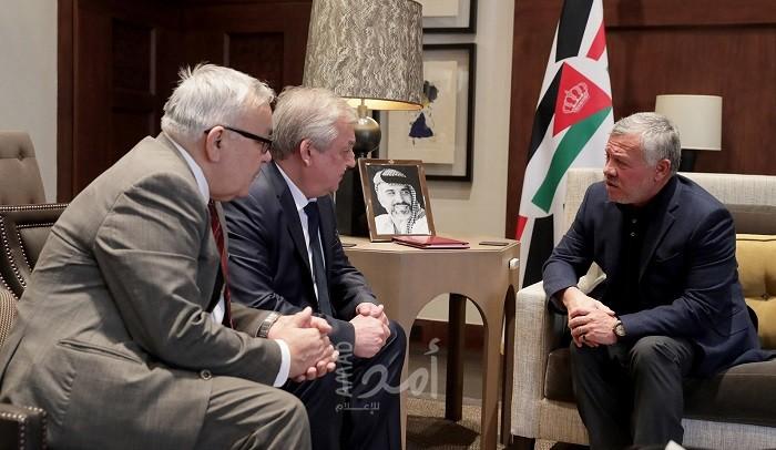 خلال استقبال وفد روسي.. الملك الأردني يؤكد دعمه لدولة فلسطينية على حدود 67