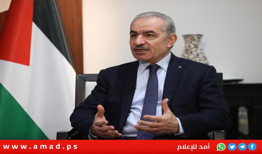 اشتية: ممثلو عدد من الدول التي علقت تمويلها للأونروا أكدوا استئناف التمويل