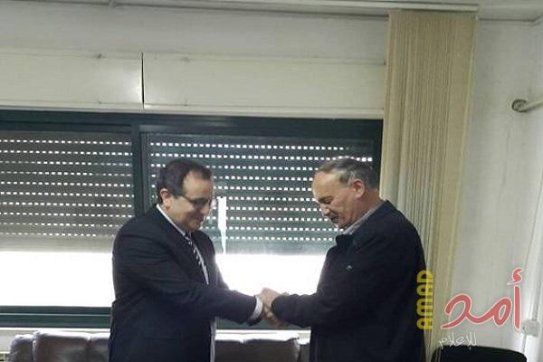 أبو يوسف يلتقي السفير المصري لدى دولة فلسطين