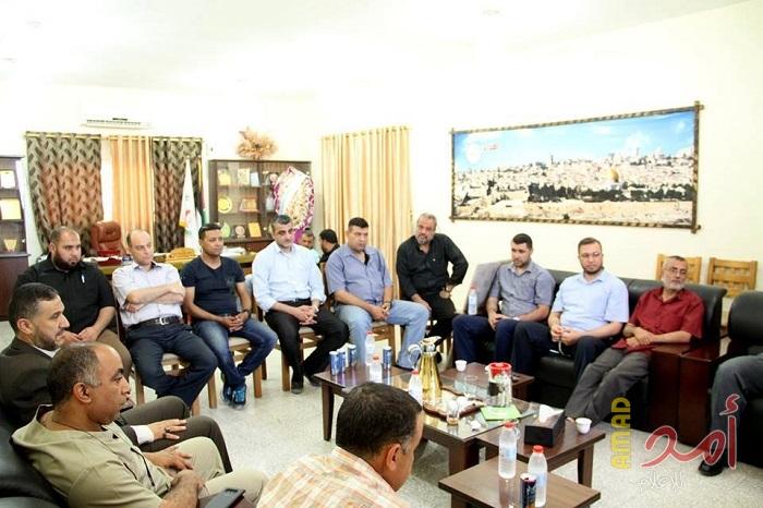 الخدمات الطبية تستقبل وفداً طبياً من المستشفى المغربي الميداني